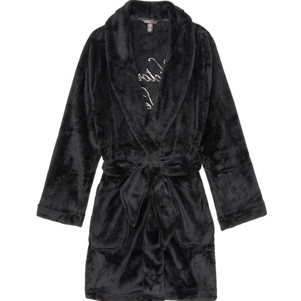 Victoria secret short cozy robe